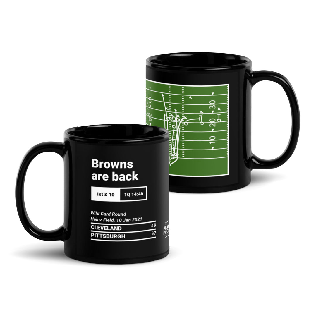 Cleveland Browns Greatest Plays Mug: Browns are back (2021)