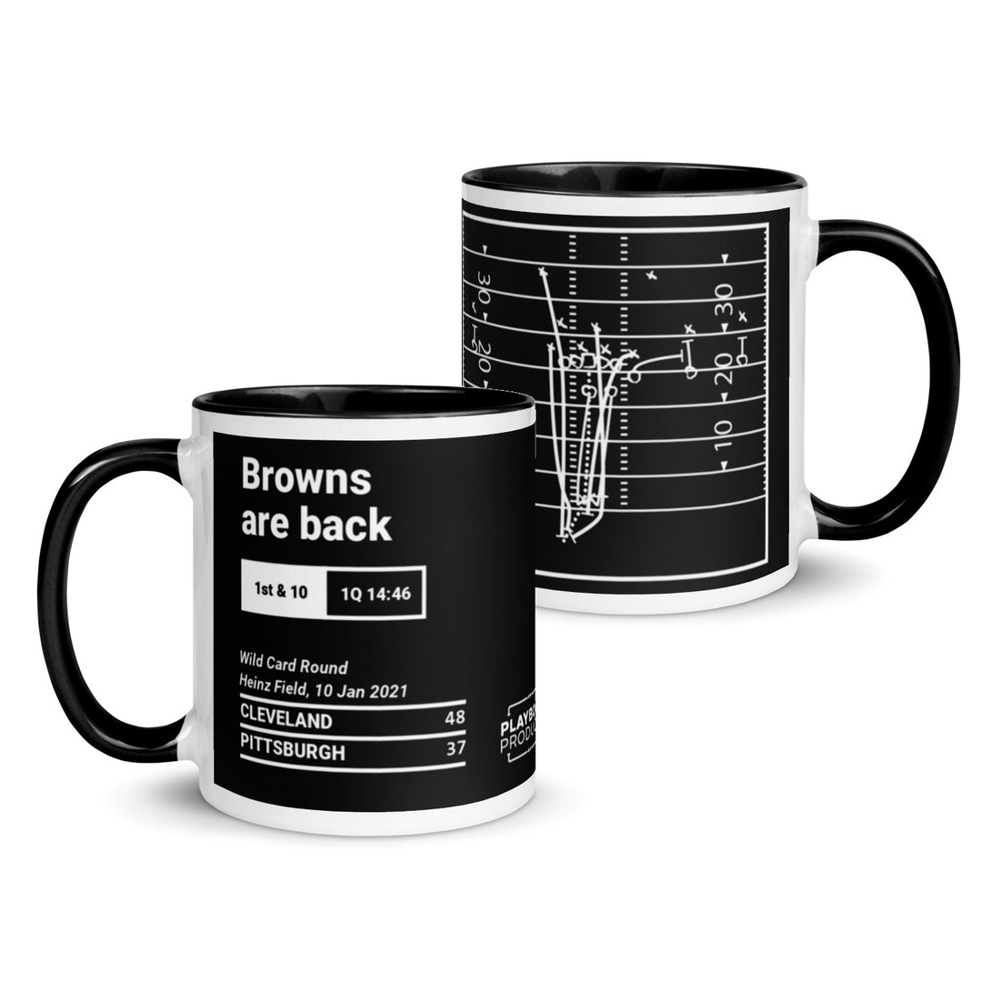 Cleveland Browns Greatest Plays Mug: Browns are back (2021)