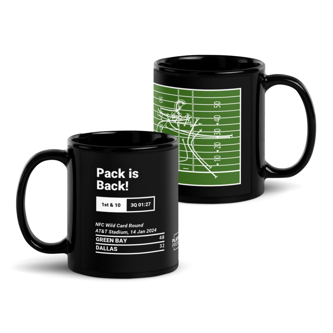 Green Bay Packers Greatest Plays Mug: Pack is Back! (2024)