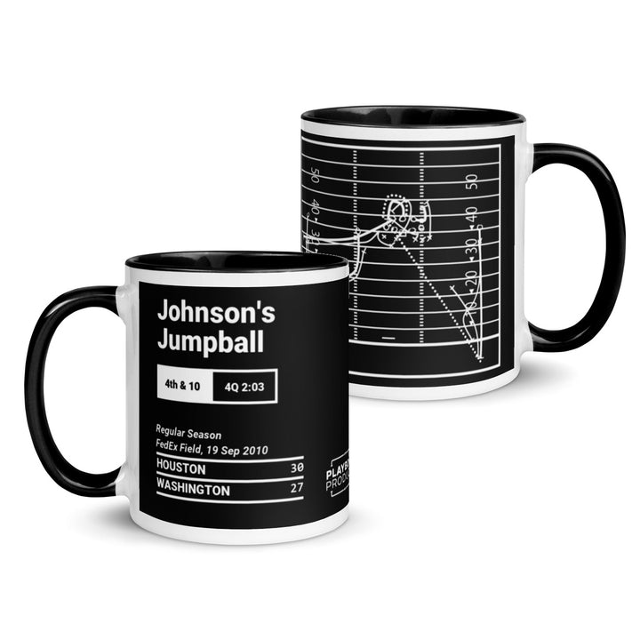 Houston Texans Greatest Plays Mug: Johnson's Jumpball (2010)