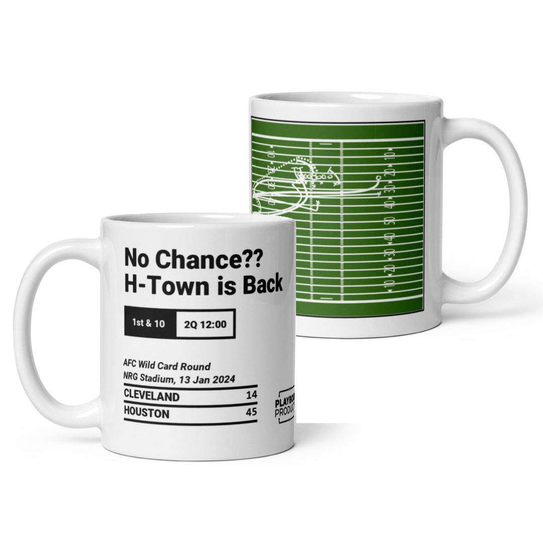 Houston Texans Greatest Plays Mug: No Chance?? H-Town is Back (2024)
