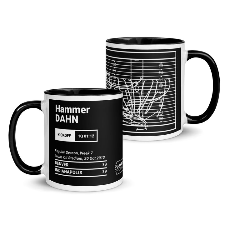 Indianapolis Colts Greatest Plays Mug: Hammer DAHN (2013)