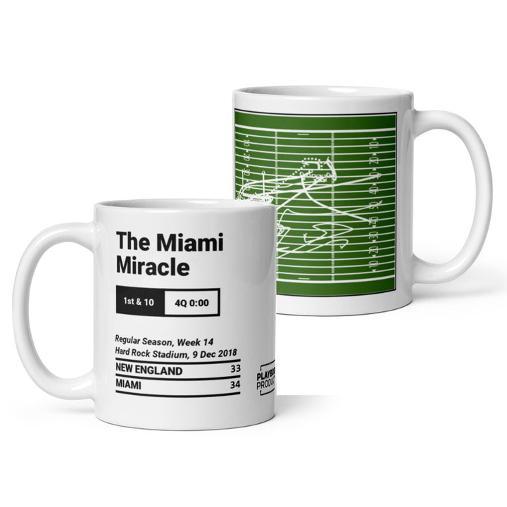 Miami Dolphins Greatest Plays Mug: The Miami Miracle (2018)