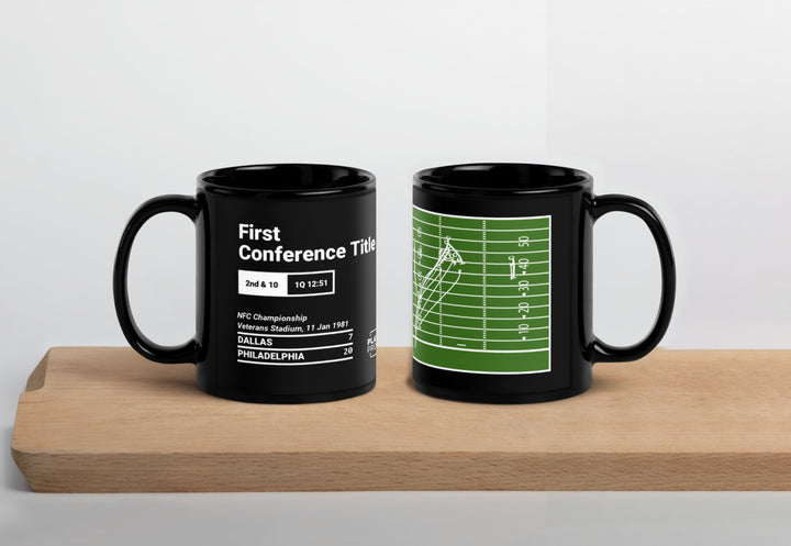 Philadelphia Eagles Greatest Plays Mug: First Conference Title (1981)