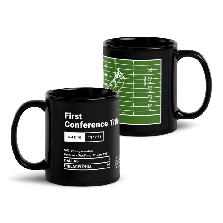 Philadelphia Eagles Greatest Plays Mug: First Conference Title (1981)