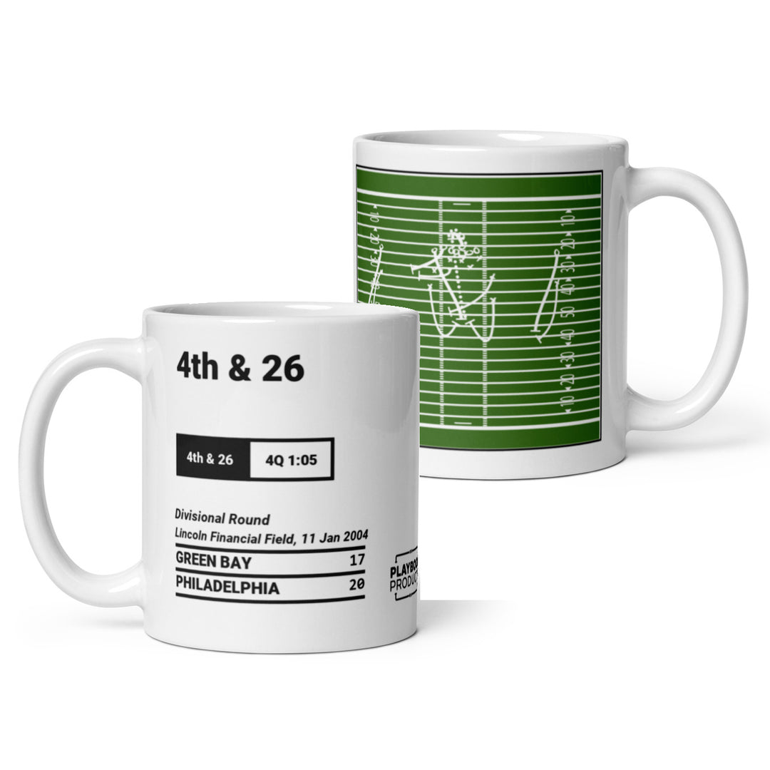 Philadelphia Eagles Greatest Plays Mug: 4th & 26 (2004)