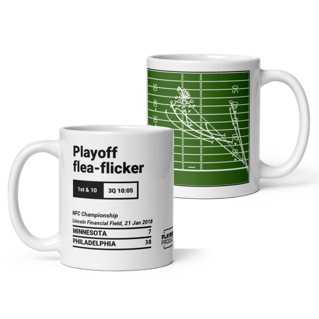 Philadelphia Eagles Greatest Plays Mug: Playoff flea-flicker (2018)