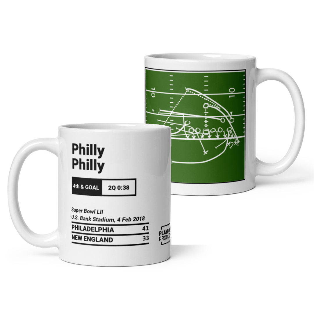 Philadelphia Eagles Greatest Plays Mug: Philly Philly (2018)