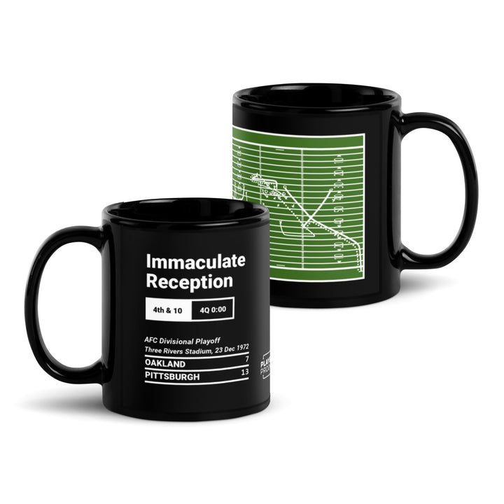Pittsburgh Steelers Greatest Plays Mug: Immaculate Reception (1972)