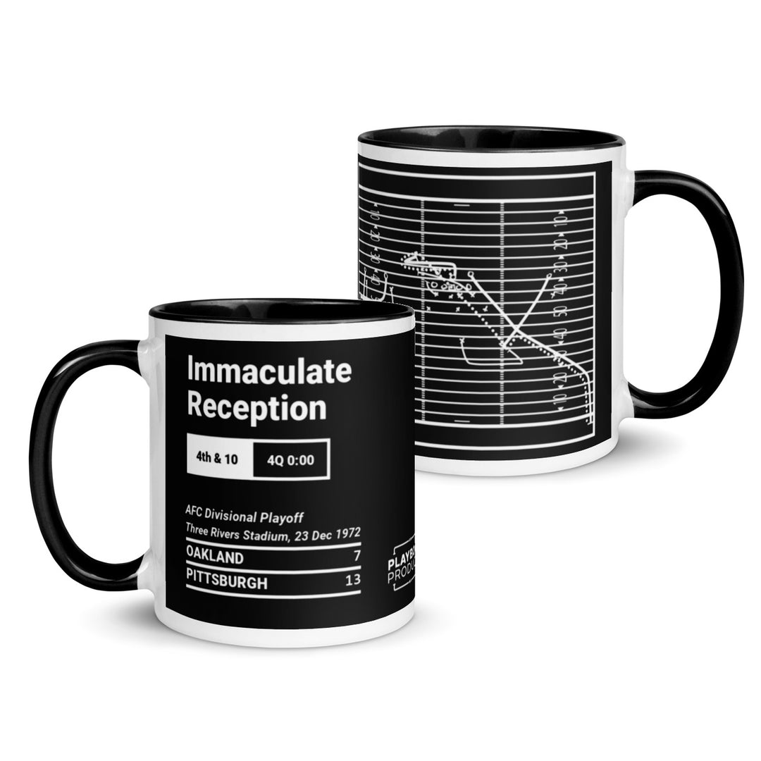 Pittsburgh Steelers Greatest Plays Mug: Immaculate Reception (1972)