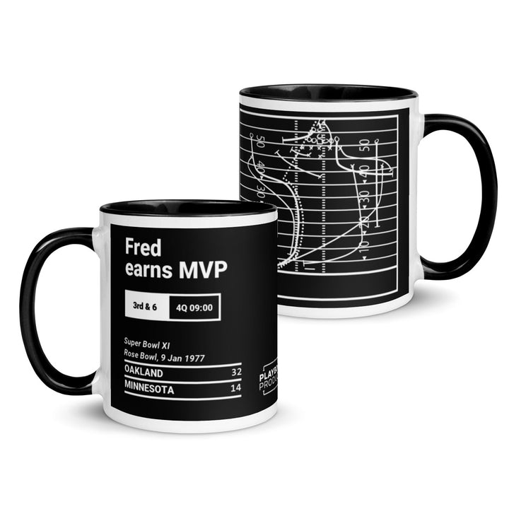 Oakland Raiders Greatest Plays Mug: Fred earns MVP (1977)