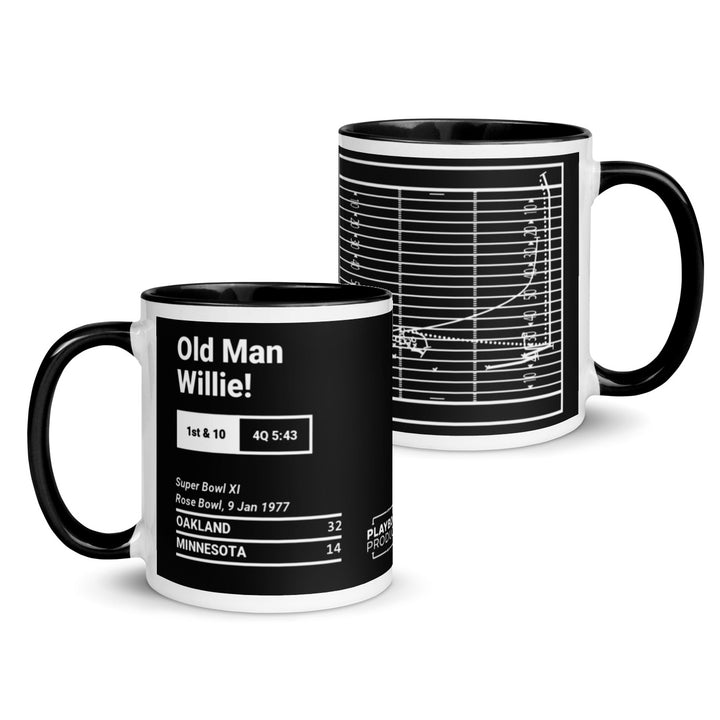 Oakland Raiders Greatest Plays Mug: Old Man Willie! (1977)
