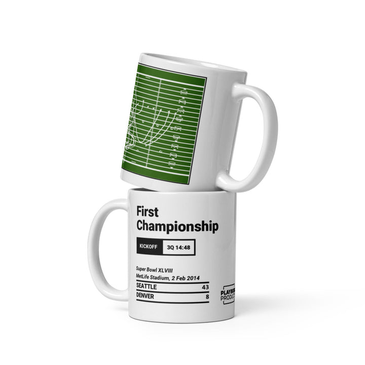 Seattle Seahawks Greatest Plays Mug: First Championship (2014)