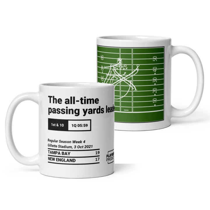 Tampa Bay Buccaneers Greatest Plays Mug: The all-time passing yards leader (2021)