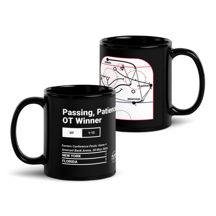 Florida Panthers Greatest Goals Mug: Passing, Patience, OT Winner (2024)