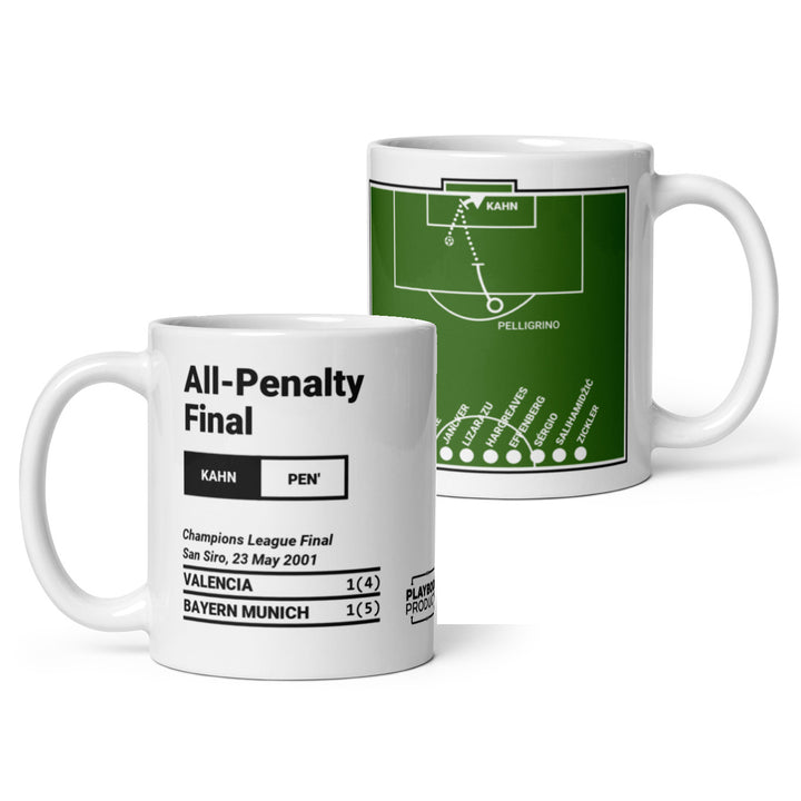 Bayern München Greatest Goals Mug: All-Penalty Final (2001)