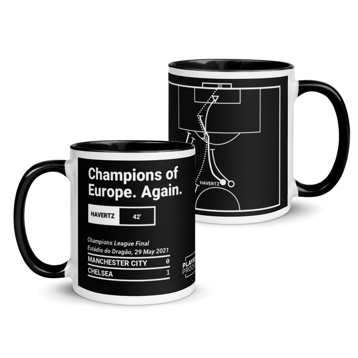 Chelsea Greatest Goals Mug: Champions of Europe. Again. (2021)