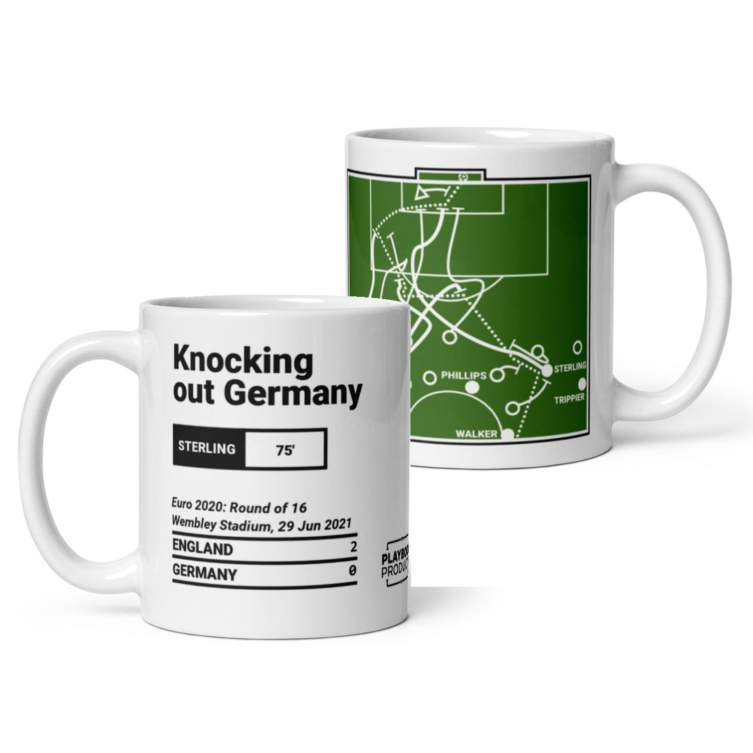 England National Team Greatest Goals Mug: Knocking out Germany (2021)