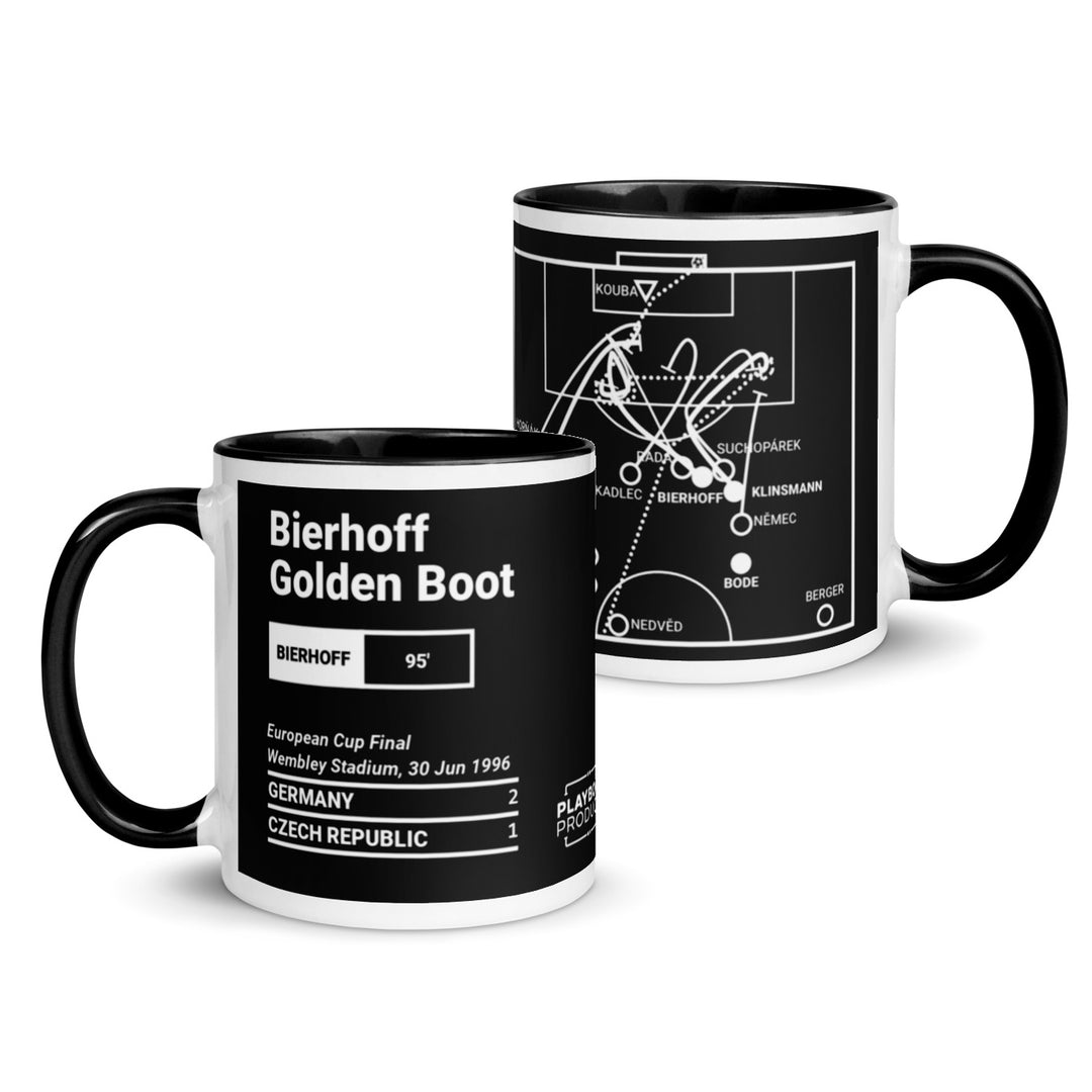 Germany National Team Greatest Goals Mug: Bierhoff Golden Boot (1996)