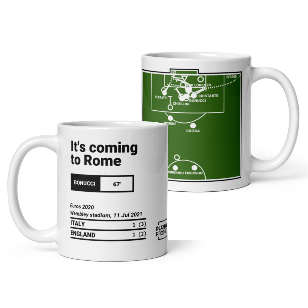 Italy National Team Greatest Goals Mug: It's coming to Rome (2021)