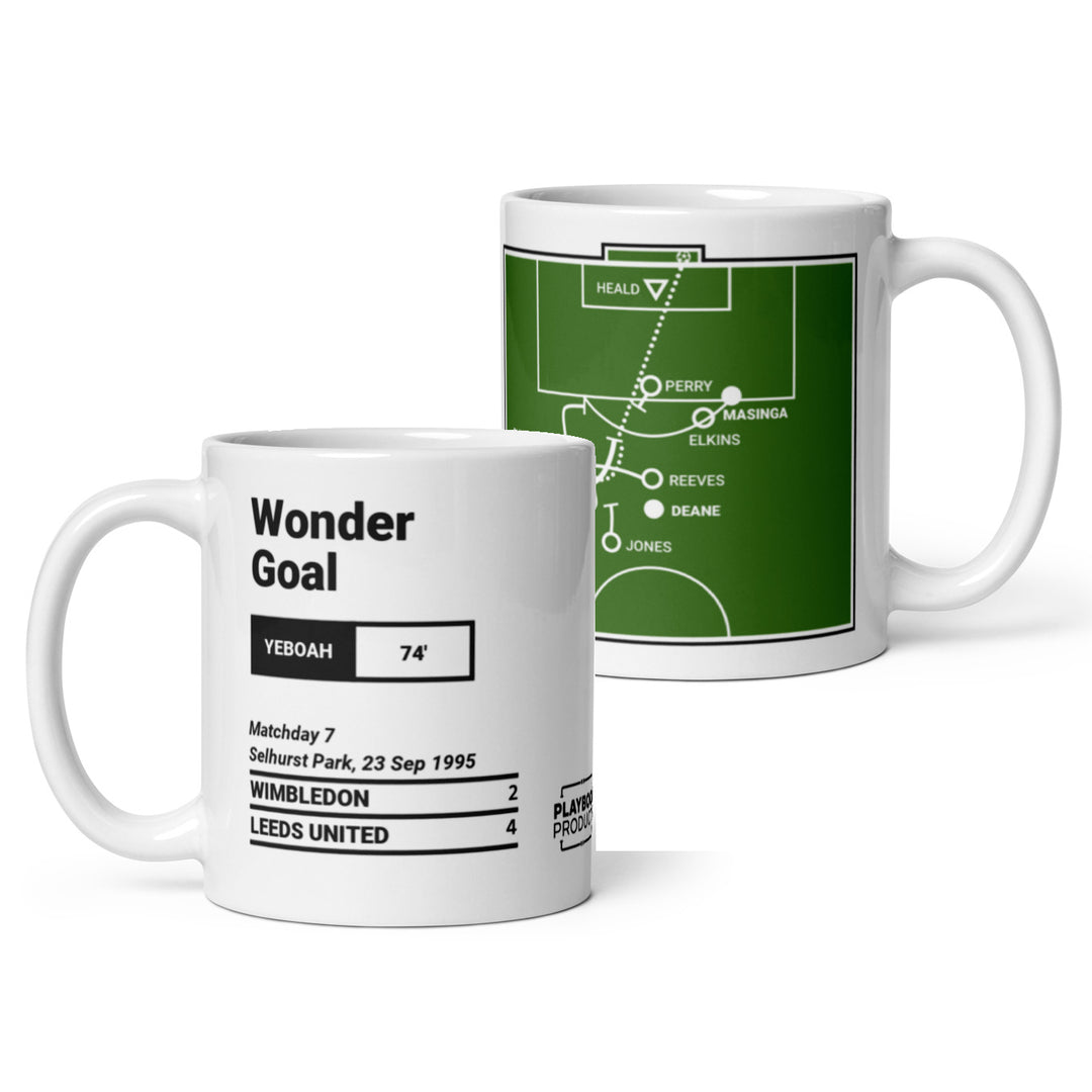Leeds United Greatest Goals Mug: Wonder Goal (1995)