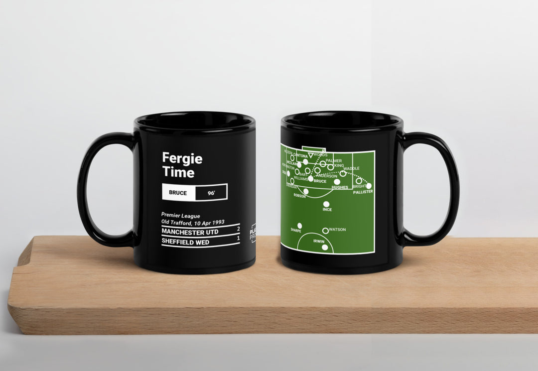 Manchester United Greatest Goals Mug: Fergie Time (1993)