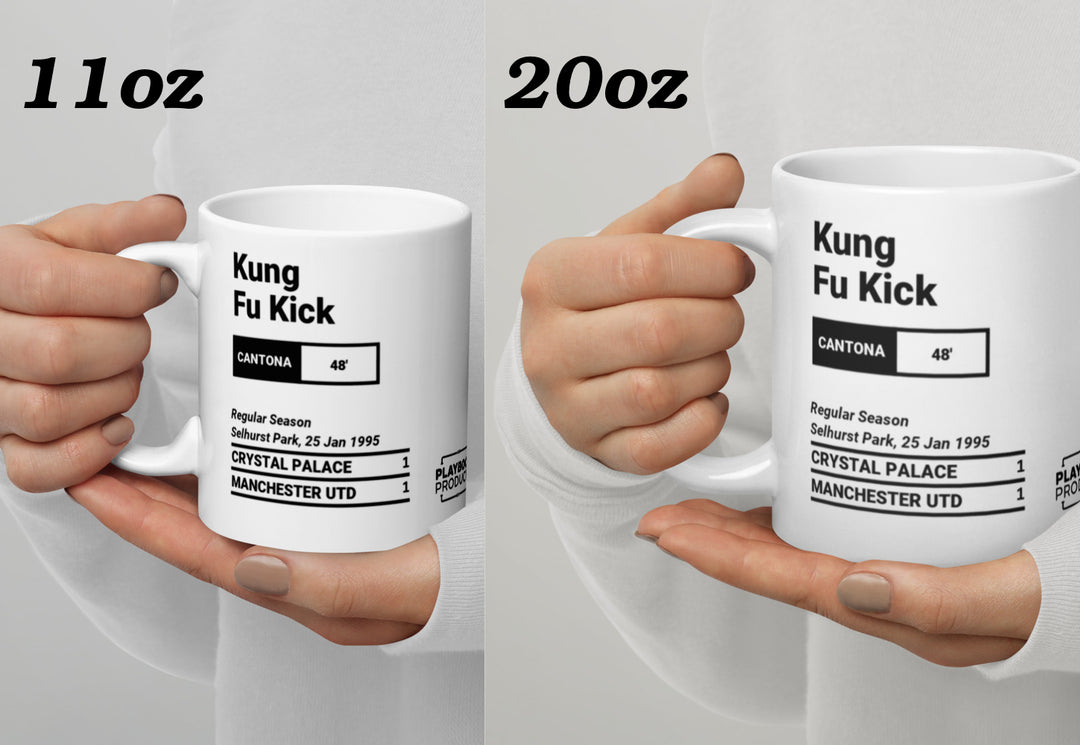 Oddest Manchester United Plays Mug: Kung Fu Kick (1995)