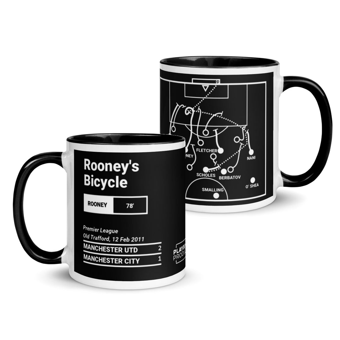 Manchester United Greatest Goals Mug: Rooney's Bicycle (2011)