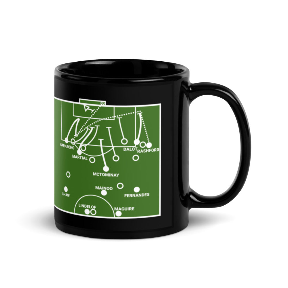 Manchester United Greatest Goals Mug: Garnacho's Overhead (2023)