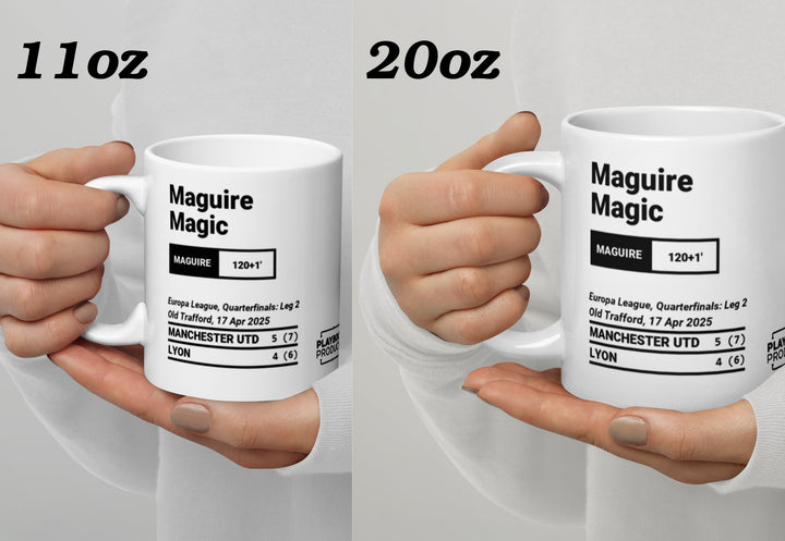 Manchester United Greatest Goals Mug: Maguire Magic (2025)