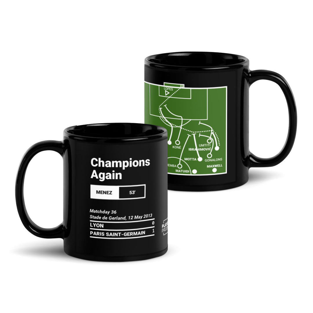 Paris Saint-Germain Greatest Goals Mug: Champions Again (2013)