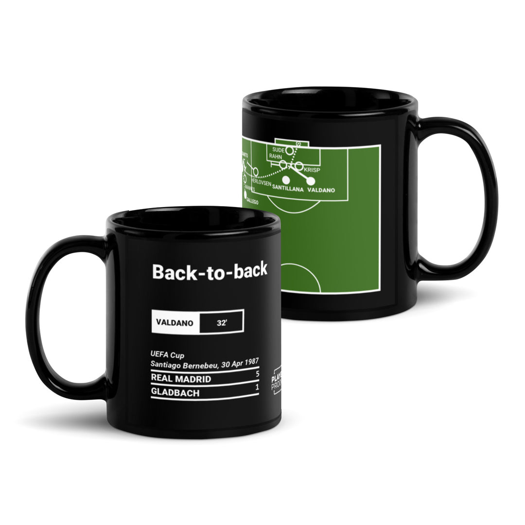 Real Madrid Greatest Goals Mug: Back-to-back (1987)