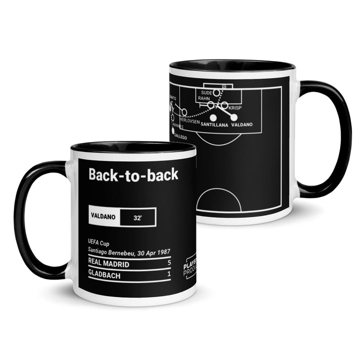 Real Madrid Greatest Goals Mug: Back-to-back (1987)