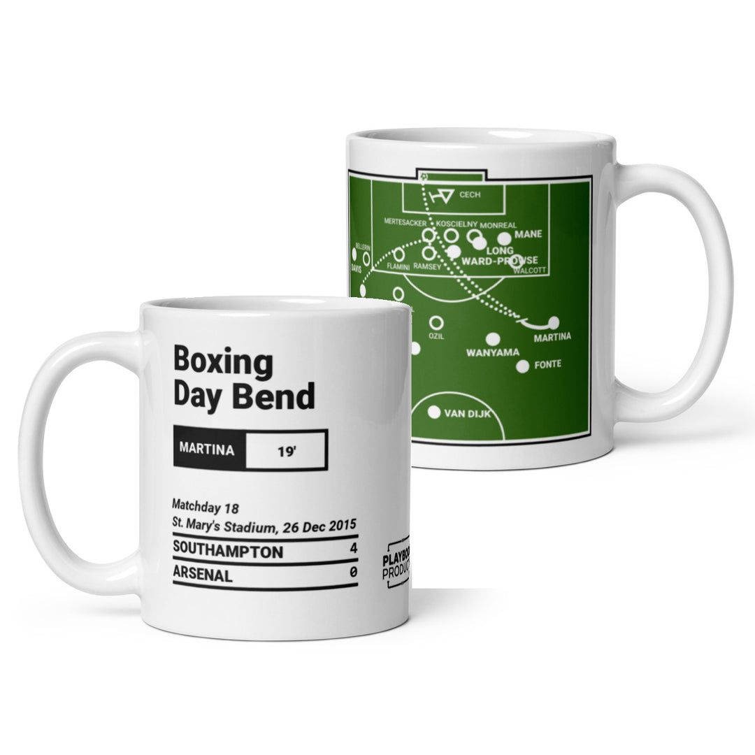 Southampton Greatest Goals Mug: Boxing Day Bend (2015)