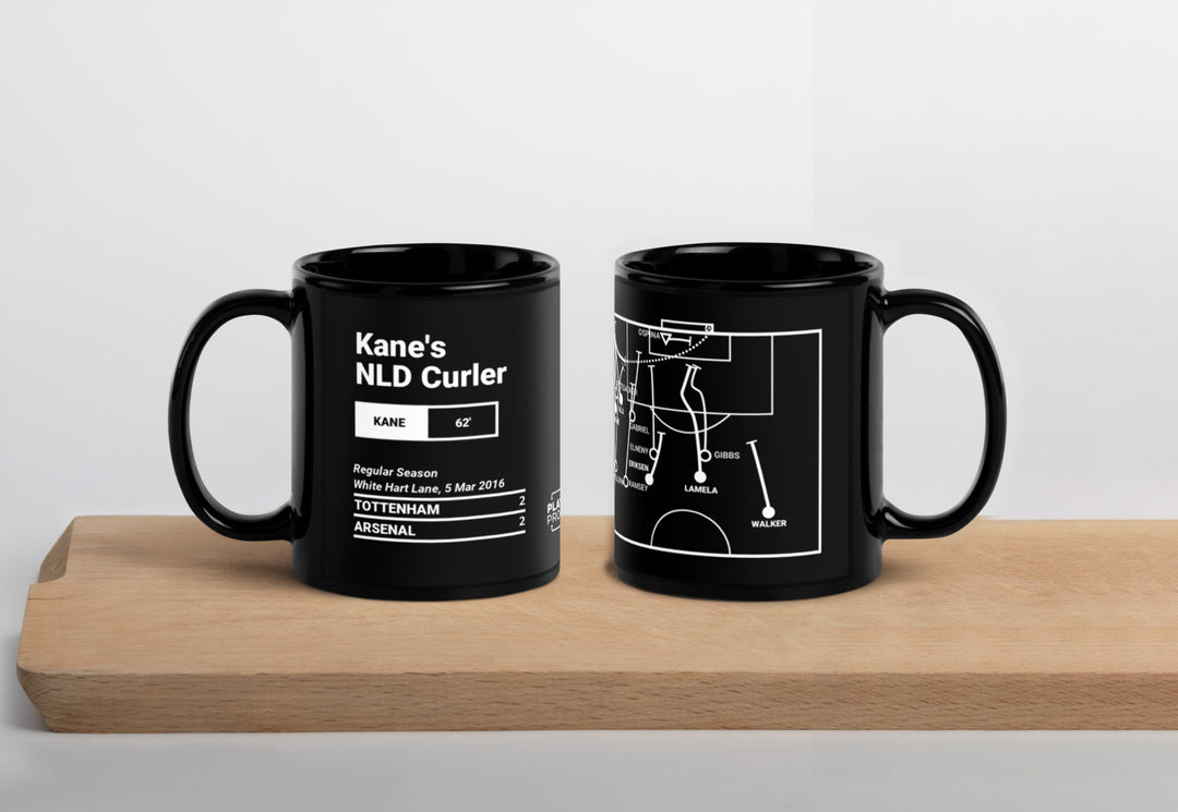 Tottenham Hotspur Greatest Goals Mug: Kane's NLD Curler (2016)
