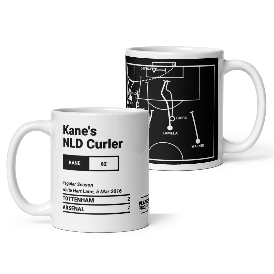 Tottenham Hotspur Greatest Goals Mug: Kane's NLD Curler (2016)