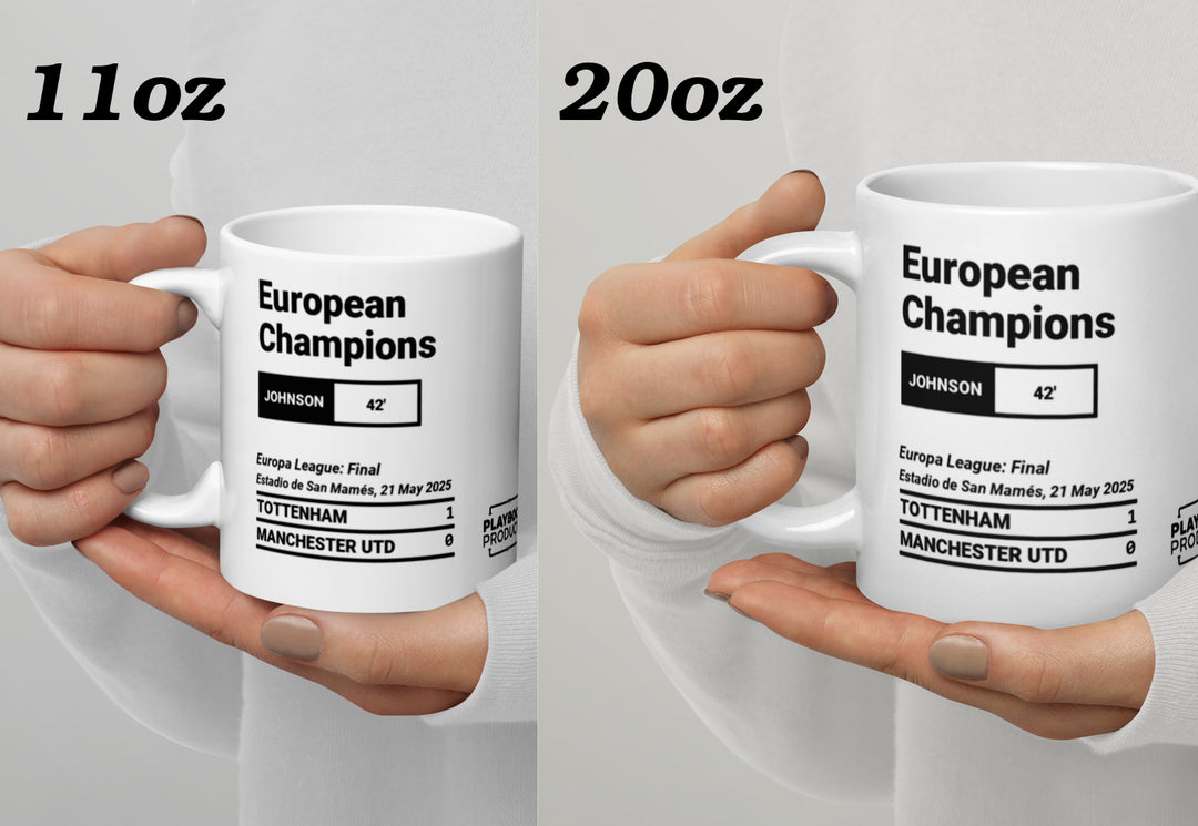 Tottenham Hotspur Greatest Goals Mug: European Champions (2025)