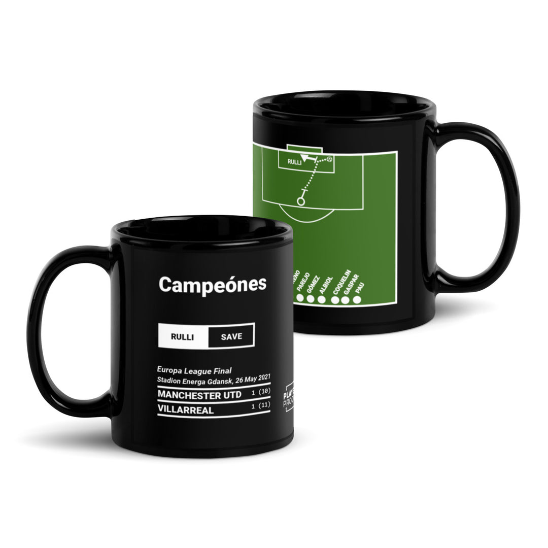 Villarreal Greatest Goals Mug: Campeónes (2021)