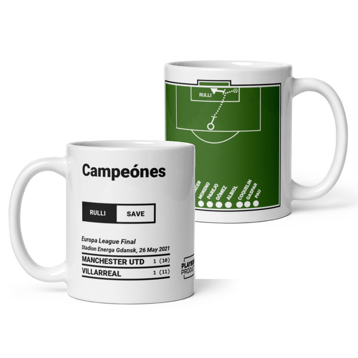 Villarreal Greatest Goals Mug: Campeónes (2021)