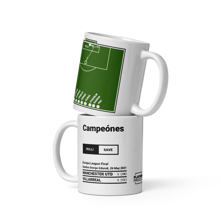 Villarreal Greatest Goals Mug: Campeónes (2021)