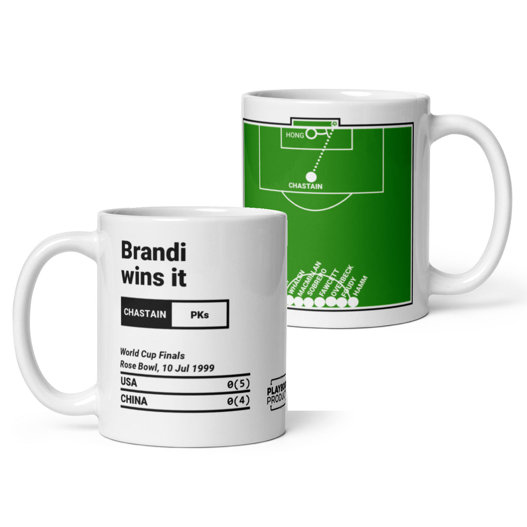 USWNT Greatest Goals Mug: Brandi wins it (1999)