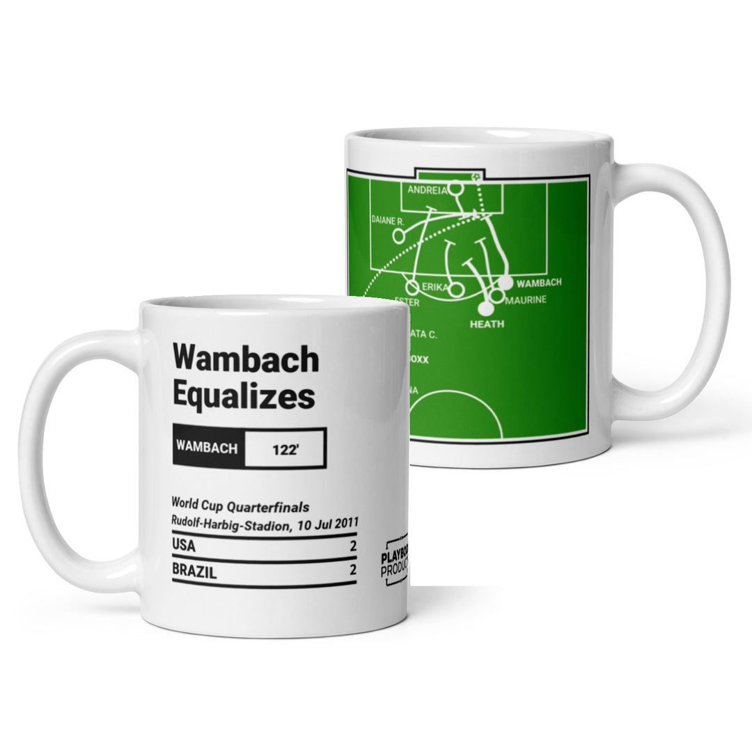 USWNT Greatest Goals Mug: Wambach Equalizes (2011)
