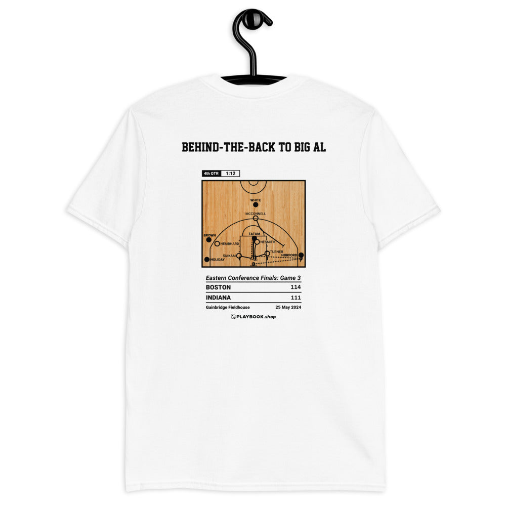 Boston Celtics Greatest Plays T-shirt: Behind-the-Back to Big Al (2024)