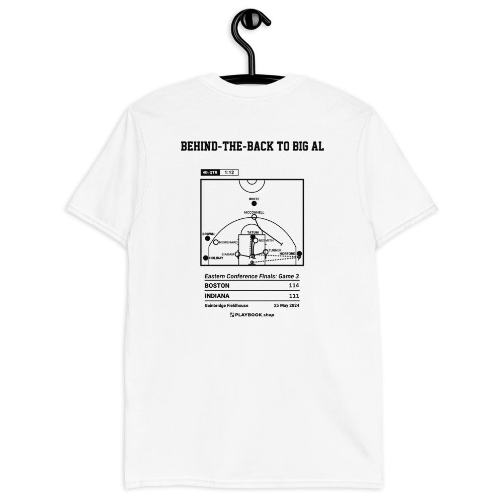 Boston Celtics Greatest Plays T-shirt: Behind-the-Back to Big Al (2024)