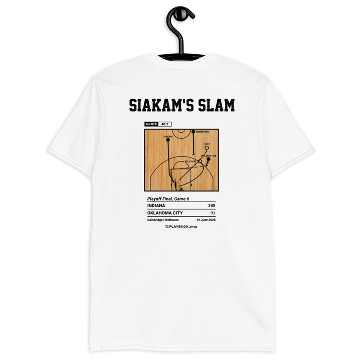 Indiana Pacers Greatest Plays T-shirt: Siakam's Slam (2025)