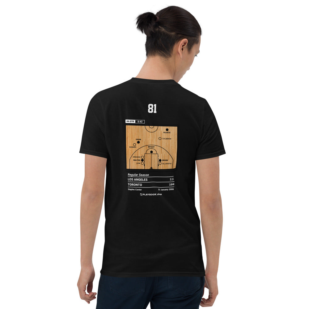 Los Angeles Lakers Greatest Plays T-shirt: 81 (2006)