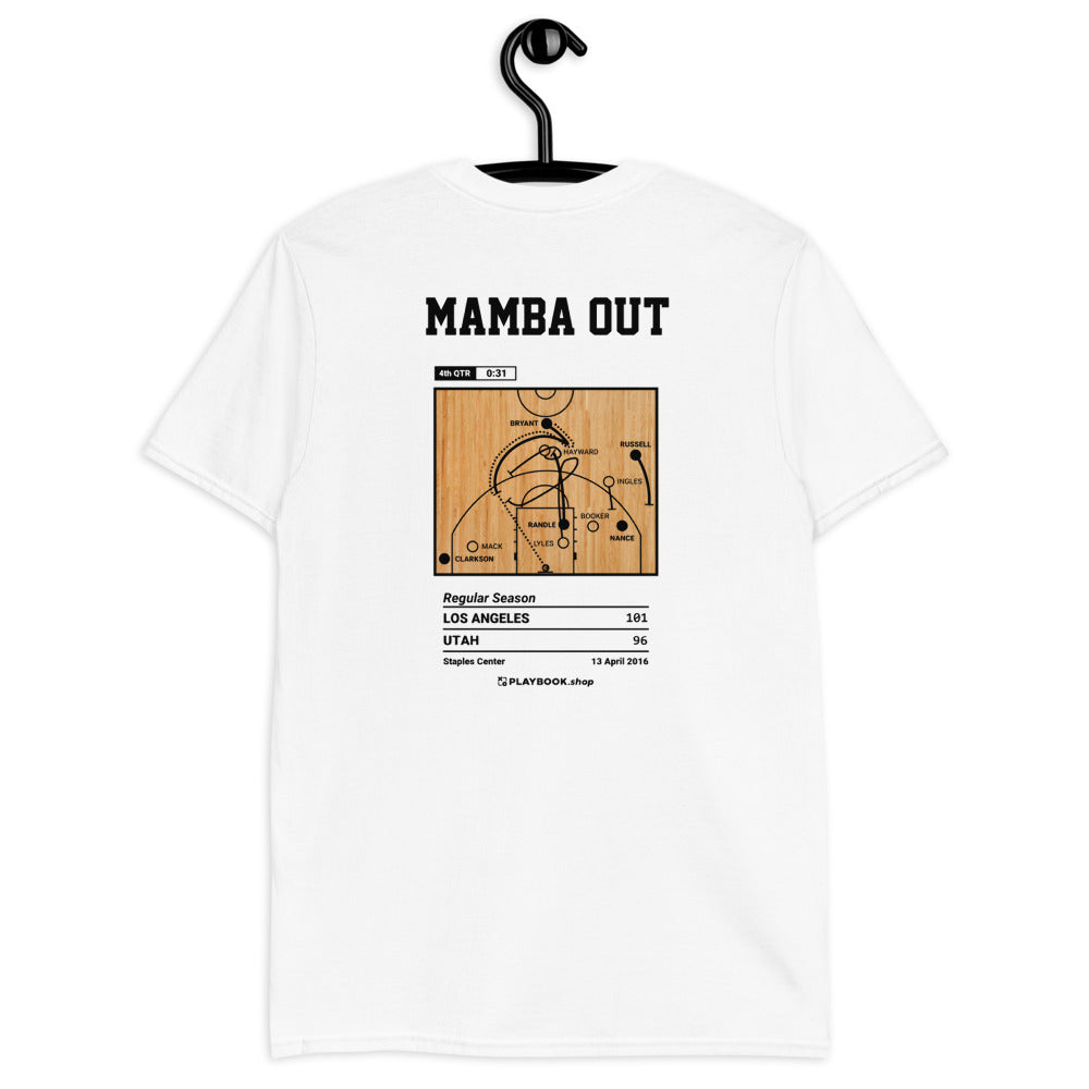 Los Angeles Lakers Greatest Plays T-shirt: Mamba Out (2016)