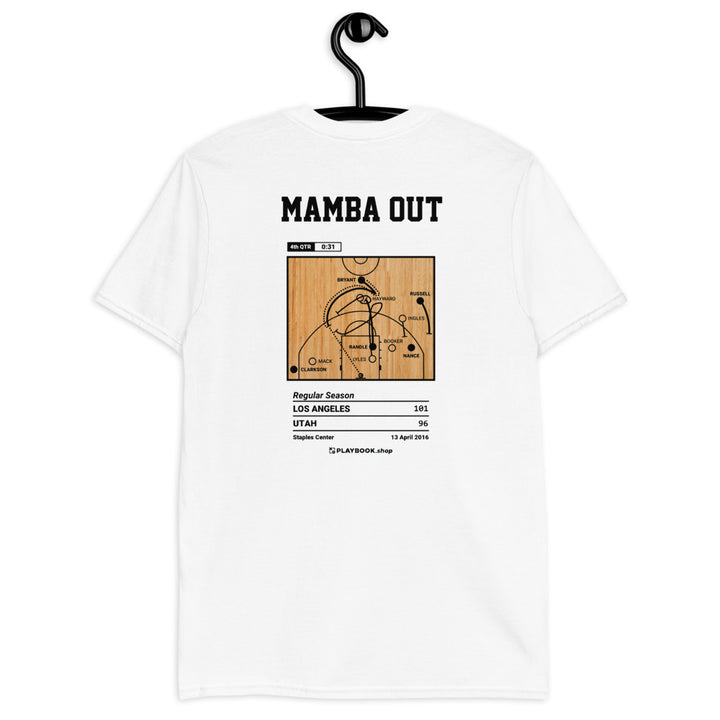 Los Angeles Lakers Greatest Plays T-shirt: Mamba Out (2016)