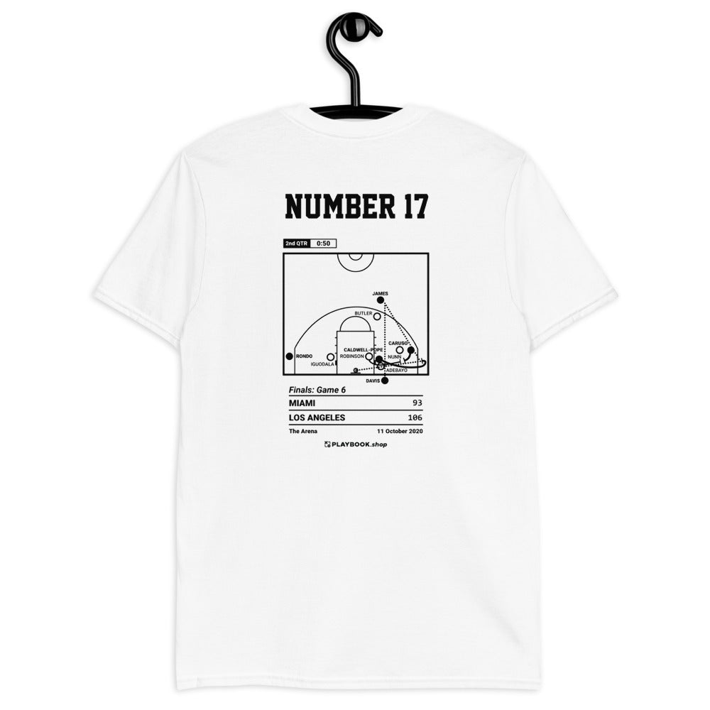 Los Angeles Lakers Greatest Plays T-shirt: Number 17 (2020)