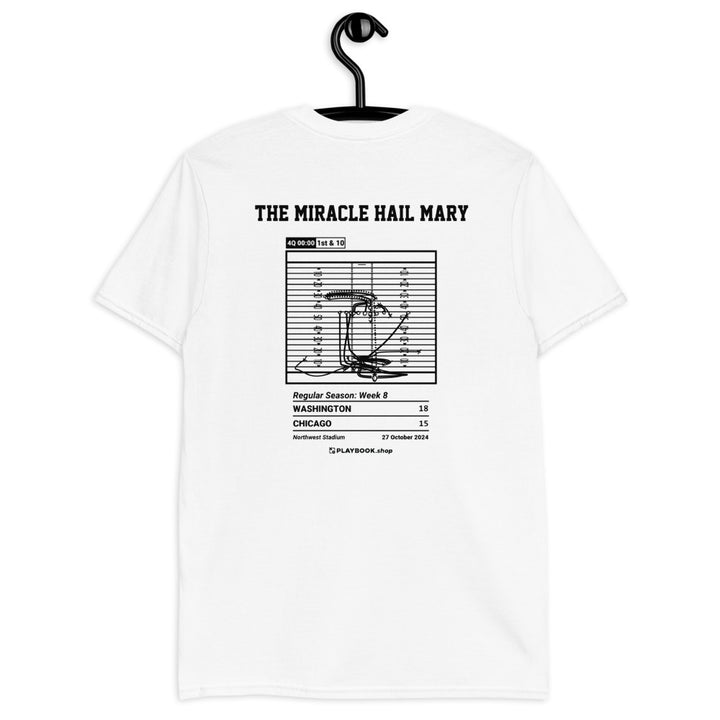 Washington Commanders Greatest Plays T-shirt: The Miracle Hail Mary (2024)